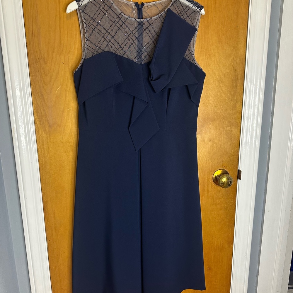 JS Collections Navy Cocktail Dress